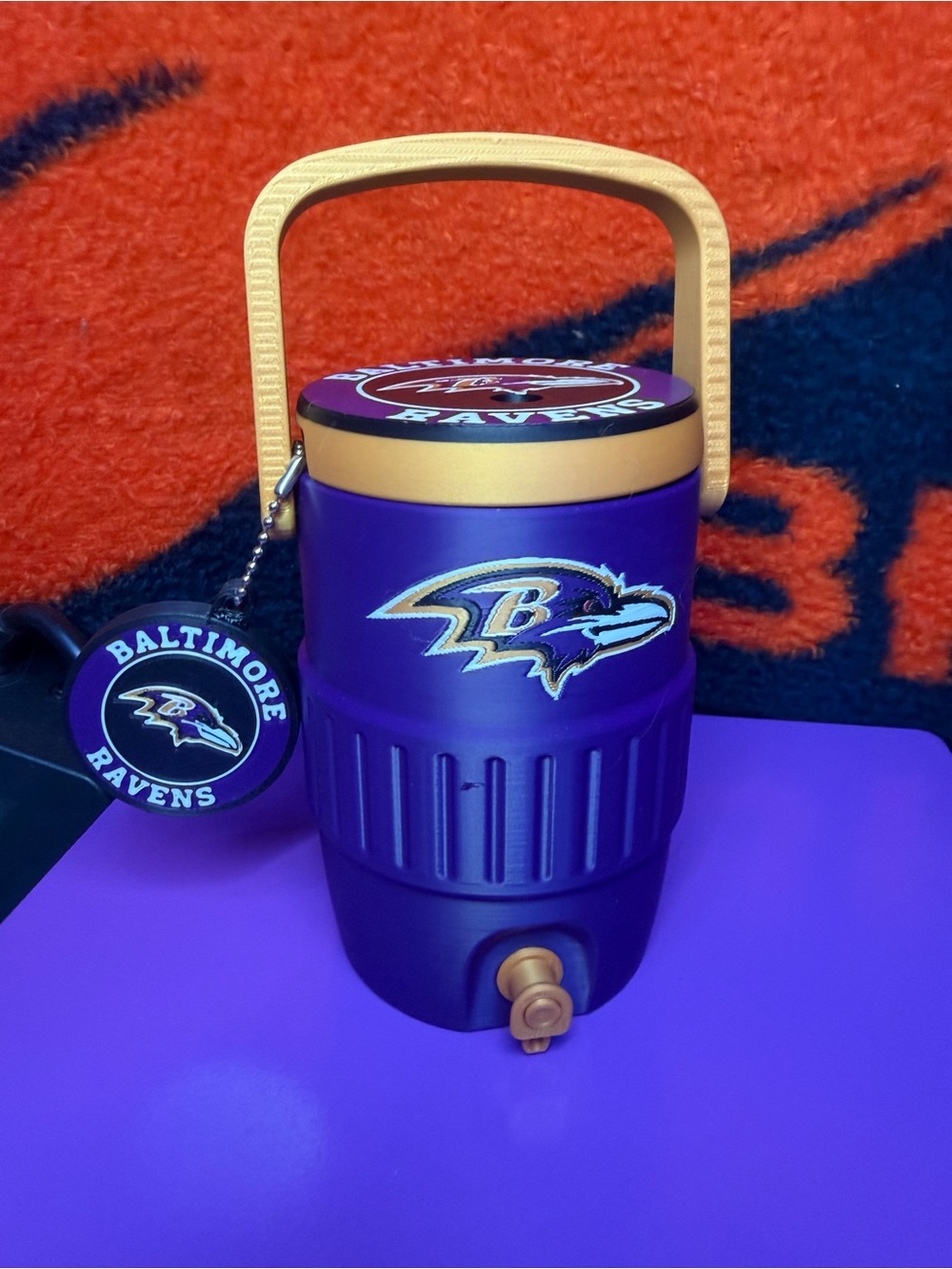 Custom Design - Baltimore Ravens Cooler Can Holder 12 oz by 3d print